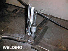 Employment of the clamp for welding